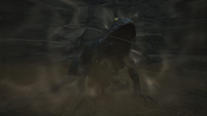 A screenshot of the Lang-Baw-Baw boss in Chapter 6 of Black Myth: Wukong.