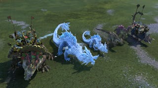 A comparison between various big lizards in Total War: Warhammer 3